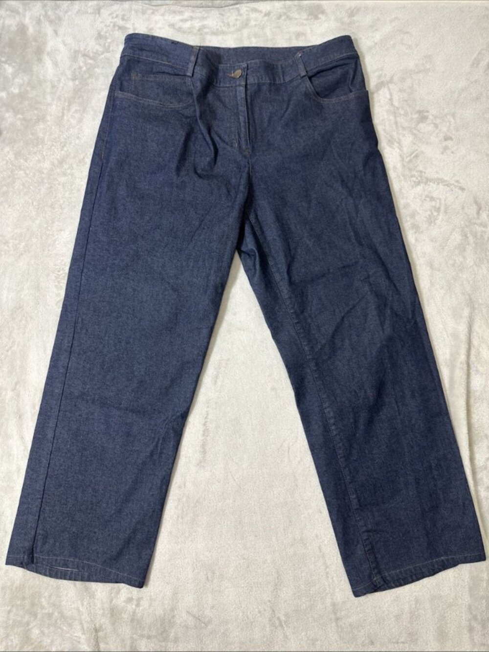 Eileen Fisher capri pants women’s L indigo blue